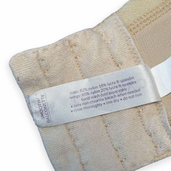 CACIQUE Women’s Beige Smooth Balconette Bra Size 44D - Picture 4 of 4